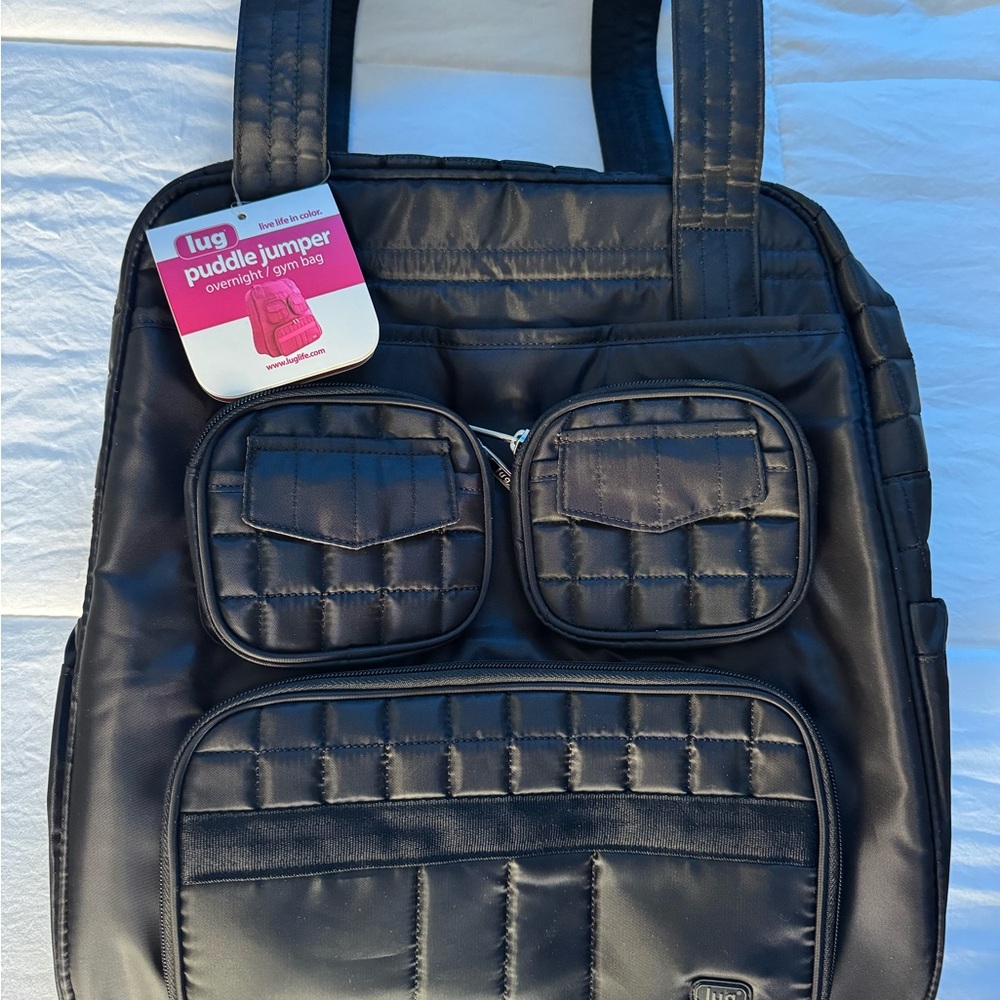 Lug Black Quilted Tote Bag